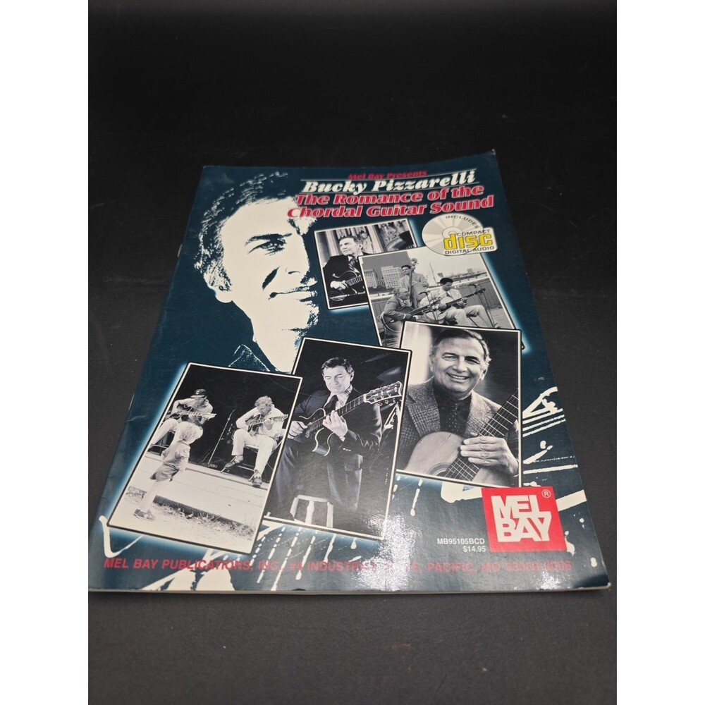 Mel Bay Presents Bucky Pizzarelli ROMANCE OF CHORDAL GUITAR SOUND Guitar Book